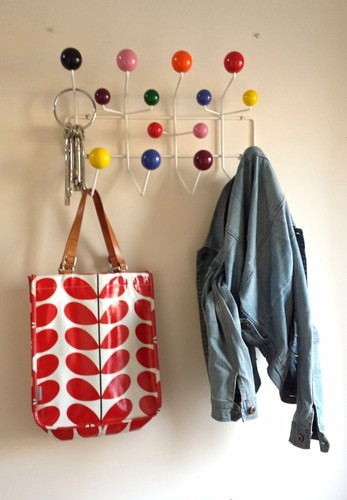 Wall mounted coat hat rack - mounted,