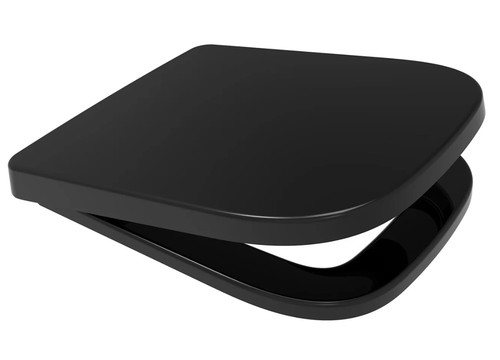 V20 black square toilet seat - v20,