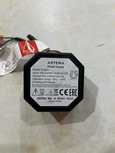 Artemia power supply - power, 6.6v