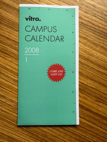 Vitra campus calendar 2008 - campus,