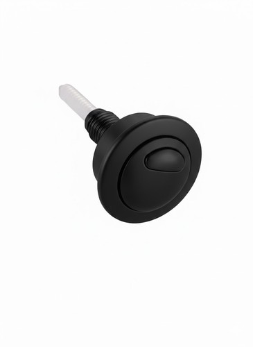 Matt black push - matt, button